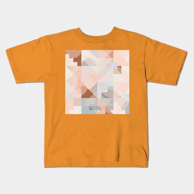 Abstract Shapes II. Kids T-Shirt by matise